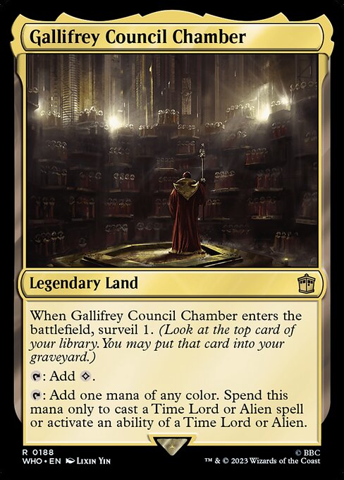 Gallifrey Council Chamber (Foil)