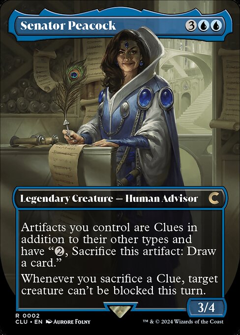 Senator Peacock (Borderless)